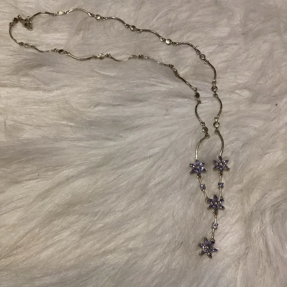 Tanzanite Flower Necklace - Picture 10 of 14